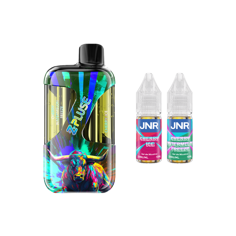Kit Zpluse 42000 + 2x10mL 20mg JNR (cherry ice + cherry watermelon freeze)