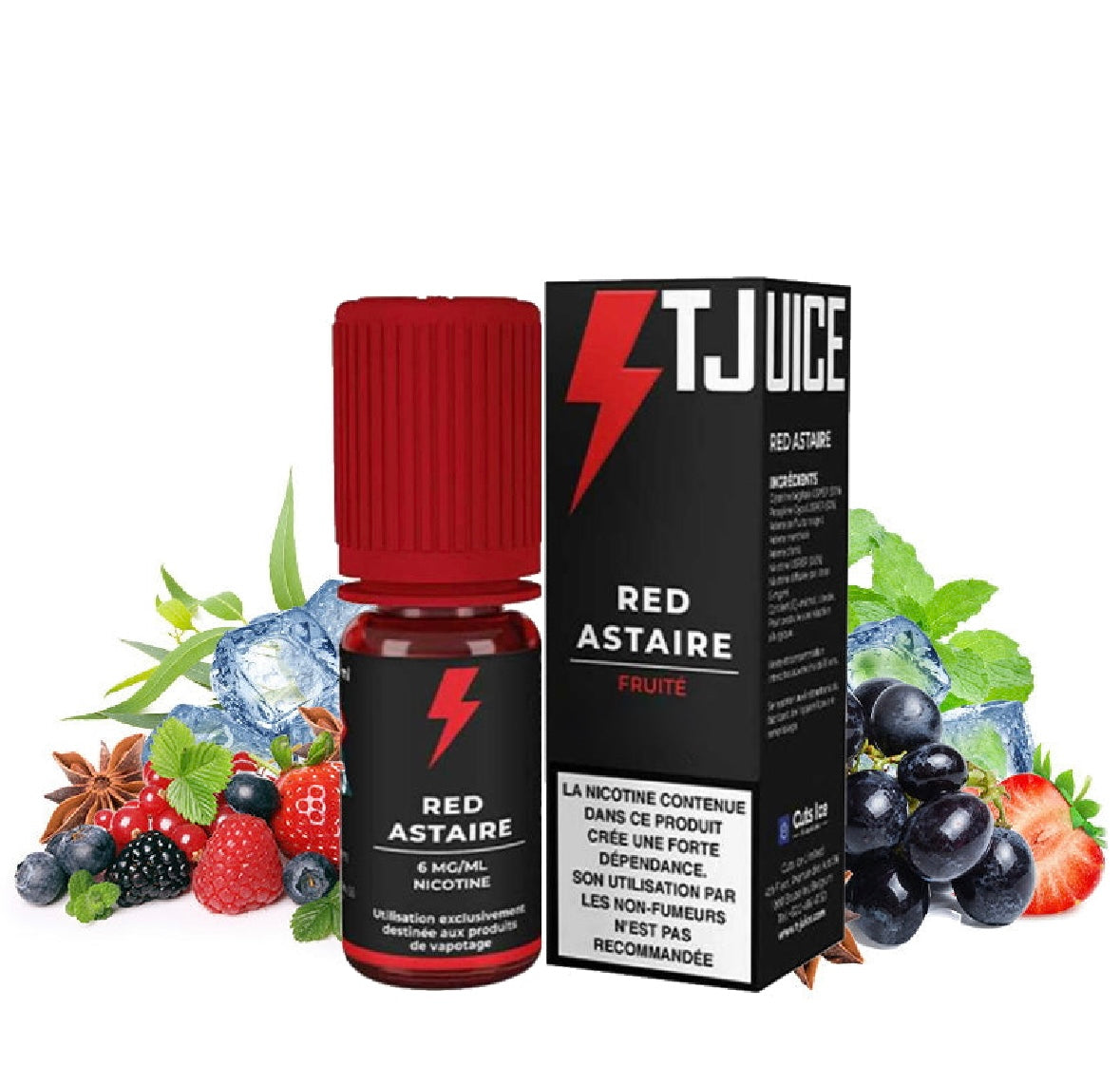 Red Astaire T Juice E.liquide 10ml 00mg de nicotine