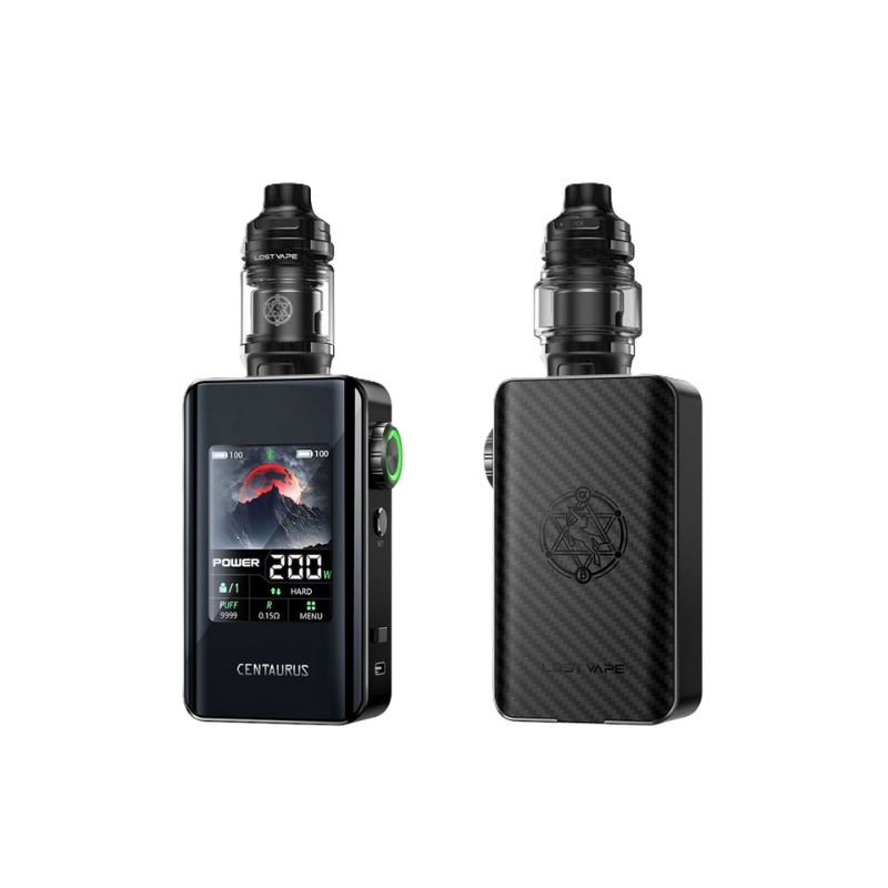 Kit Centaurus BT200 (+Centaurus Subohm V2 5ml) Lost Vape - Couleur : Black Carbon