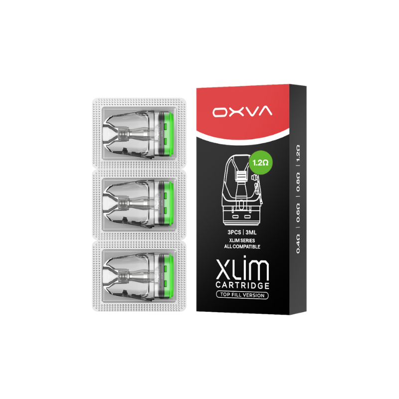 Pack de 3 Cartouches 3mL Xlim V3 Oxva - Intensité résistance : 1.2 ohm