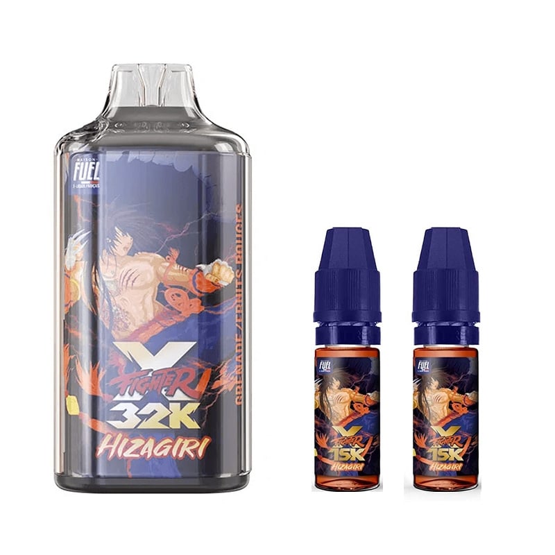 Fighter X 32K Hizagari (2x10ml) 00mg de nicotine