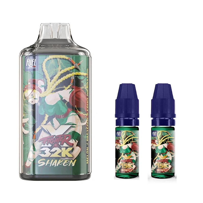 Fighter X 32K Shaken (2x10ml) 00mg de nicotine
