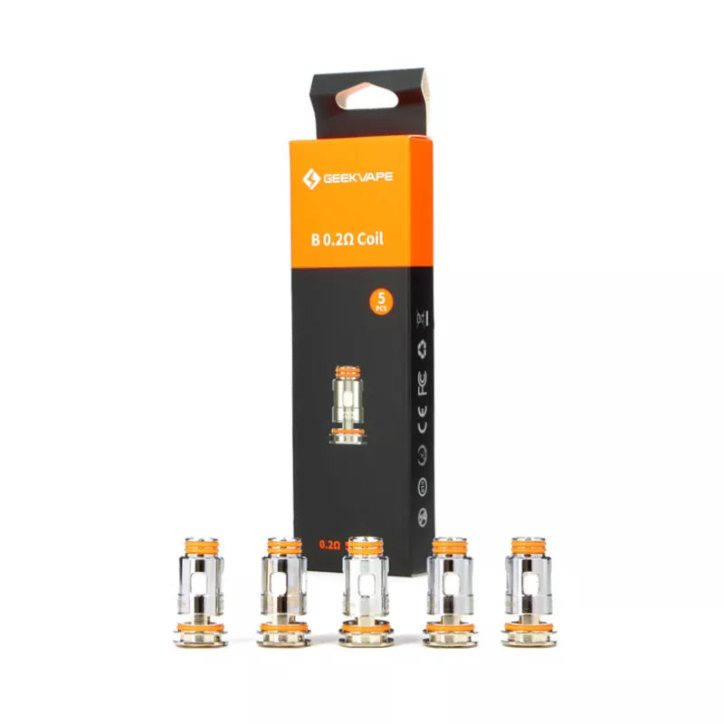 Pack de 5 Résistances B Boost GeekVape 0.2 ohm ;50-58W