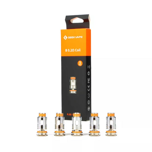 Pack de 5 Résistances B Boost GeekVape 0.2 ohm ;50-58W