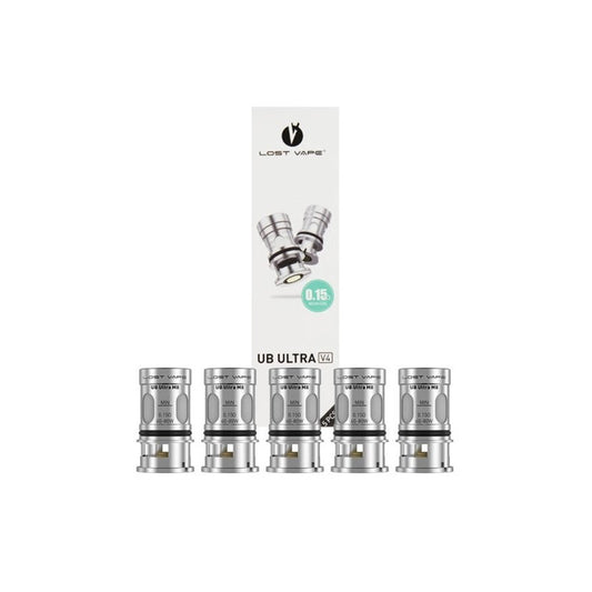 Pack de 5 resistances Mesh Ultra Boost V4 Lost Vape Ultra Boost Ultra Boost Ultra Boost M8 0.15 ohm recommandée à 60W-80W.