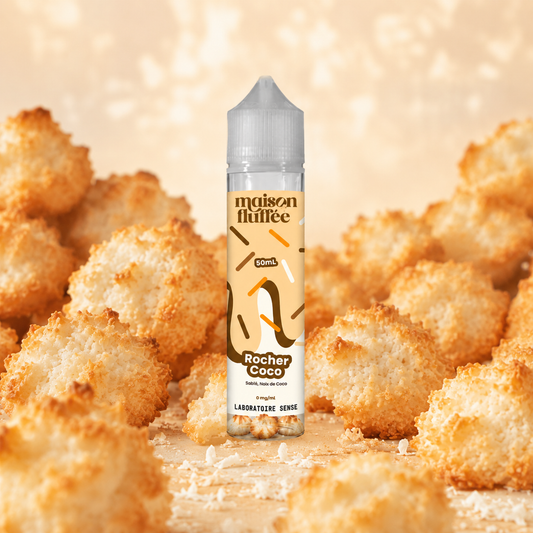 Rocher Coco Maison Fluffée Sense E.liquide 50mL 00mg de nicotine