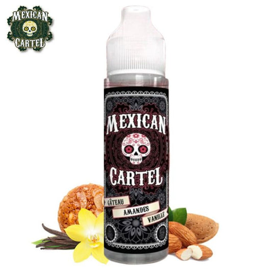 Gateau Amandes Vanille Mexican Cartel E.liquide 50ml 00mg de nicotine
