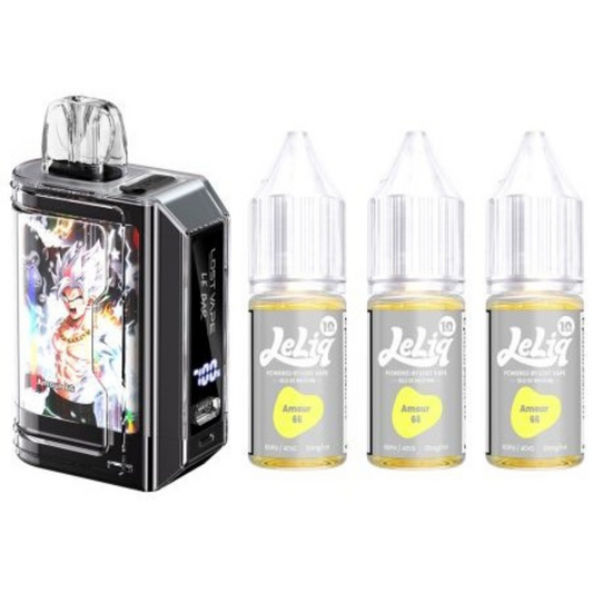 Kit Le Bar 45k Lost Vape amour 66 fraise grenade glacé(3x10ml 20mg)