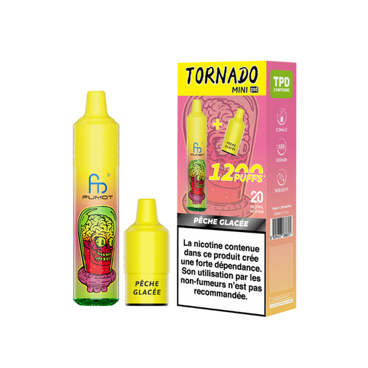 Kit Tornado Mini 1200 Puffs  PECHE GLACEE