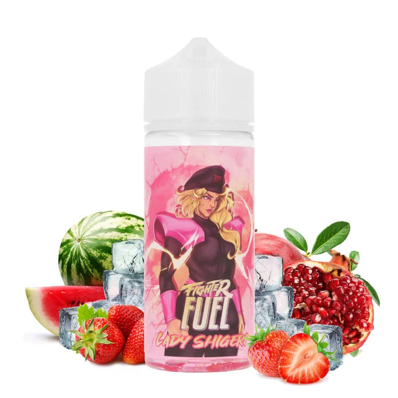 Lady Shigeri Fighter Fuel E.liquide 100ml 00mg de nicotine