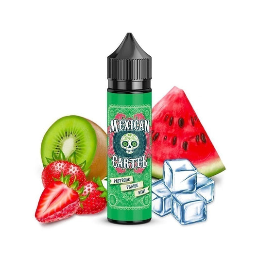 Pasteque Fraise Kiwi Mexican Cartel E.liquide  100ml 00mg de nicotine