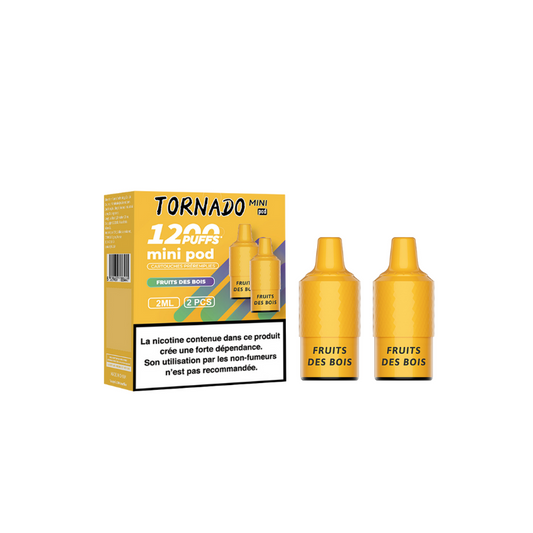 Pack de 2 Pods Tornado Mini 2ml 20mg Fumot FRUITS DES BOIS