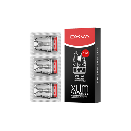 Pack de 3 Cartouches 3mL Xlim V3 Oxva - Intensité résistance : 0.4 ohm