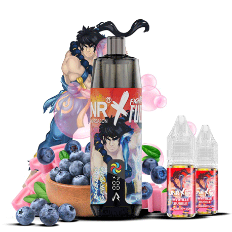 Bubble Seiryuto Kit Shisha Plus 28k 2x10ml 20 mg Fighter Fuel X JNR