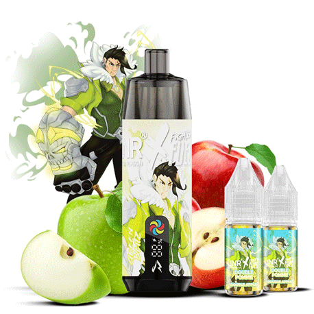 Green Blitz Kit Shisha Plus 28k 2x10ml 20 mg Fighter Fuel X JNR
