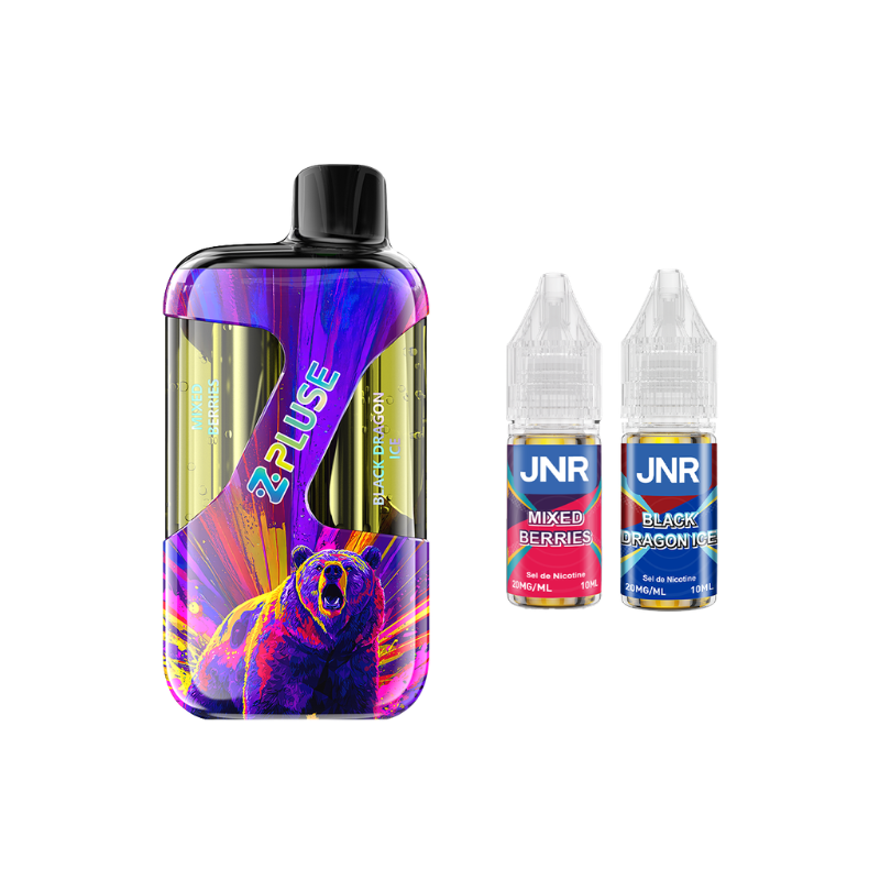 Kit Zpluse 42000 + 2x10mL 20mg JNR (mixed beries / dragon noir ice)