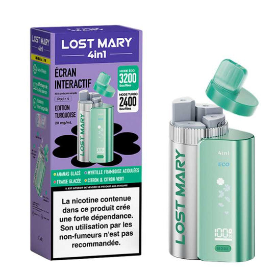 Lost mary 4in1 vert menthe 20mg