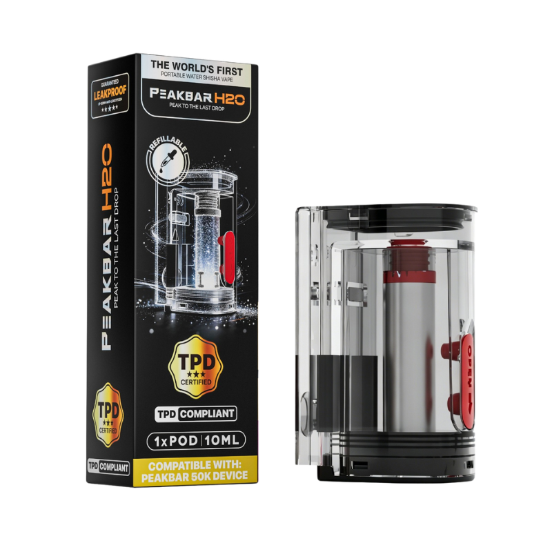 Cartouche H2O Pro Pod 10ml Peakbar