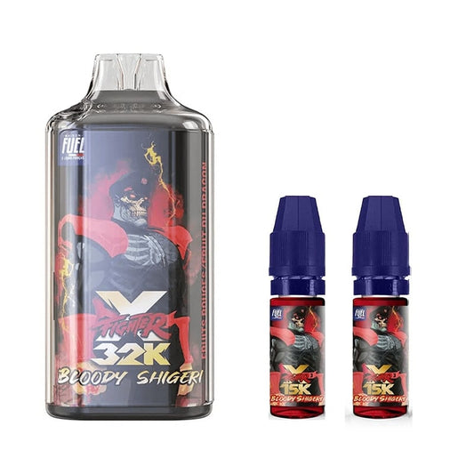 Fighter fuel X 32K Bloody shigeri (2x10ml) 00mg de nicotine