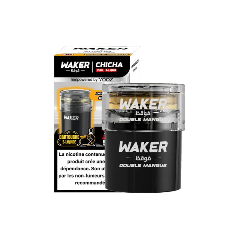 Waker Cartouche 10+2ml Yooz - Saveur : Double Mangue